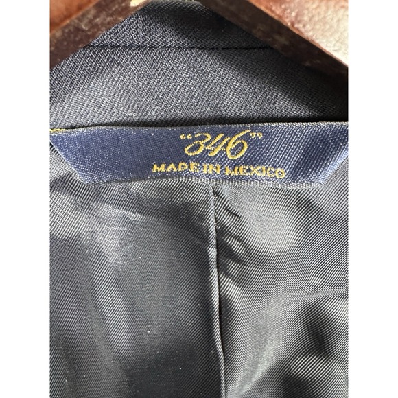 Brooks Brothers 346 Blazer 44 Navy Wool Gold Buttons Sport‎ Coat Jacket Mens 40 - Picture 8 of 12